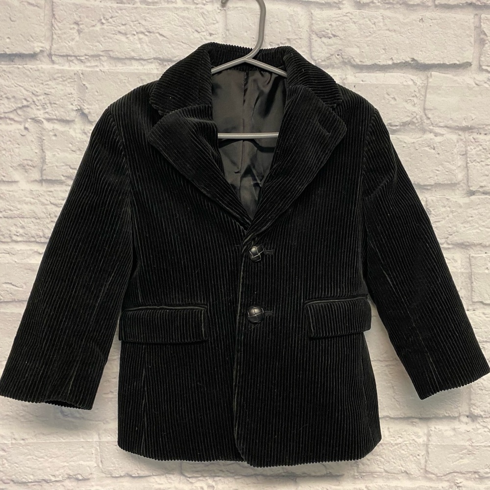 Talbots Kids Classic Black Kids Corduroy Jacket Size 3